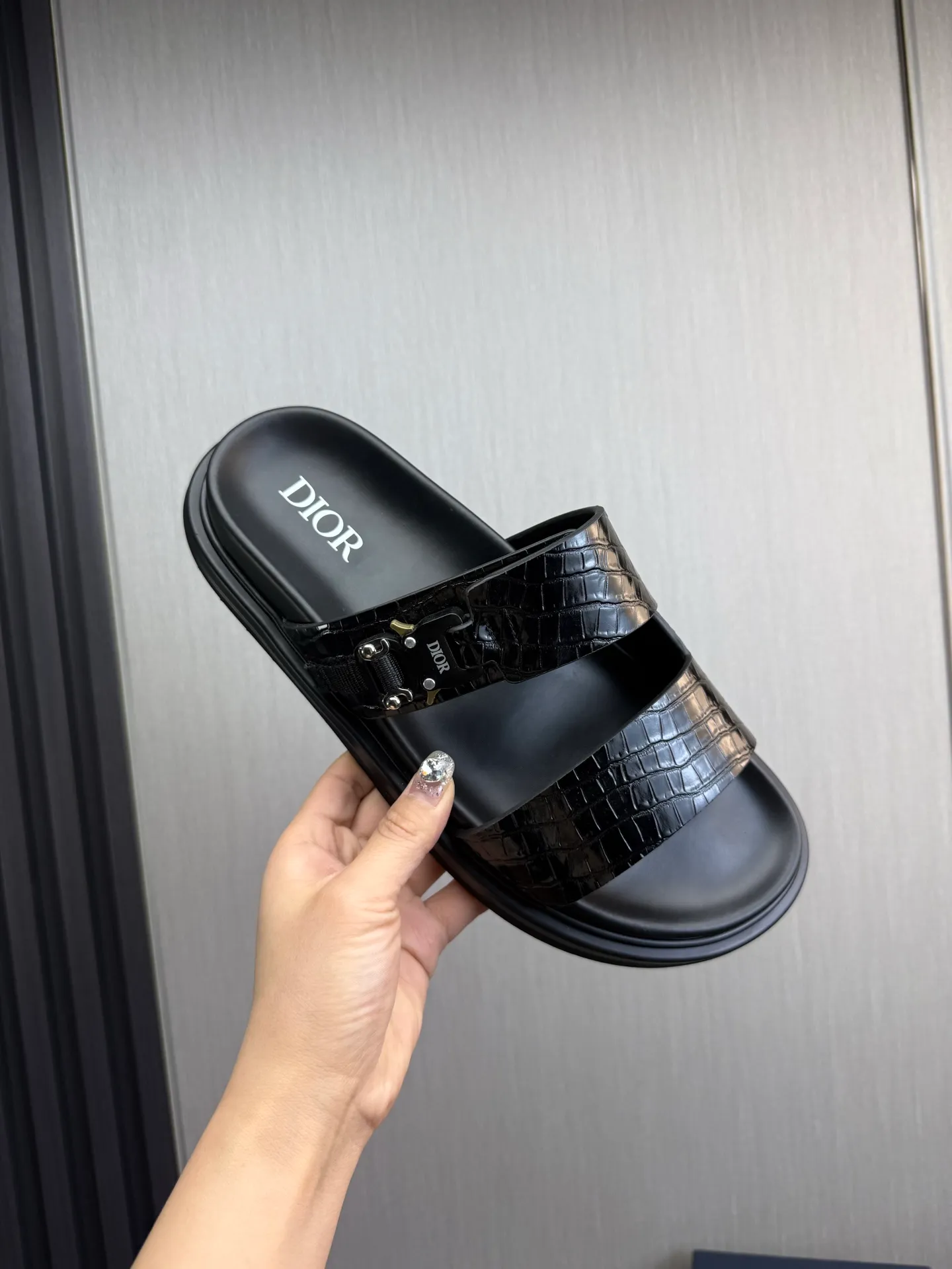 Men's shoes 300💰 Dior. Men's slippers🩴 Official website 1:1 production 38-45 size 45 46 🉑️Customized original material shipped✅